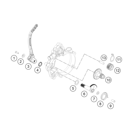 KICK HUSQVARNA 50 TC 2025